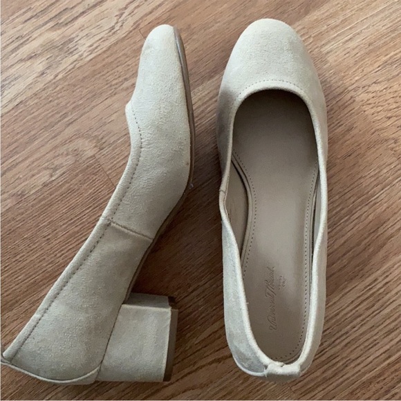 Nude Block Heels - Picture 4 of 6